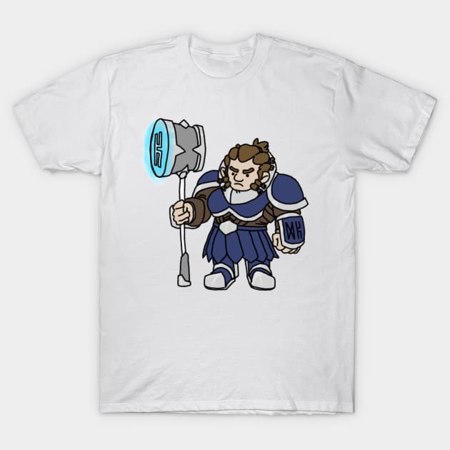 Dwarf Paladin T-Shirt by NathanBenich